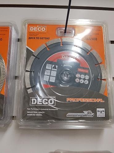 обучение полировки: Алмазный отрезной диск DECO Professional OSA180 для бетона. - — 1