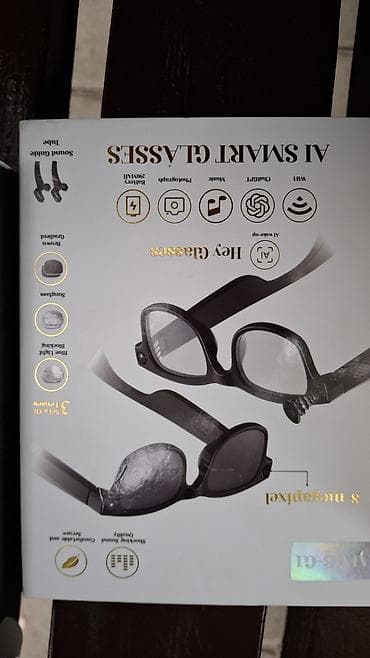 xiaomi ai glasses: AI Smart Glasses AMB Series — умные очки с камерой и аудио Основные — 1