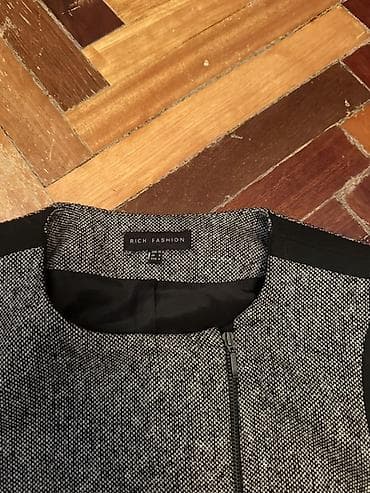 soft shell: Жакет Rich Fashion, размер L. - Модель: укороченный жакет без — 2