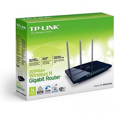 Модемы и сетевое оборудование: Wi-Fi роутер модель TP-LINK 300 Мбит/с TL-WR1043ND - беспроводной — 2