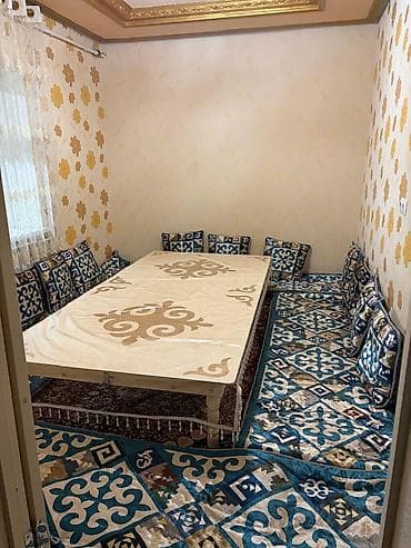 Столы: Национальный кыргызский стол, Раскладной, Дерево, цвет - Бежевый — 4