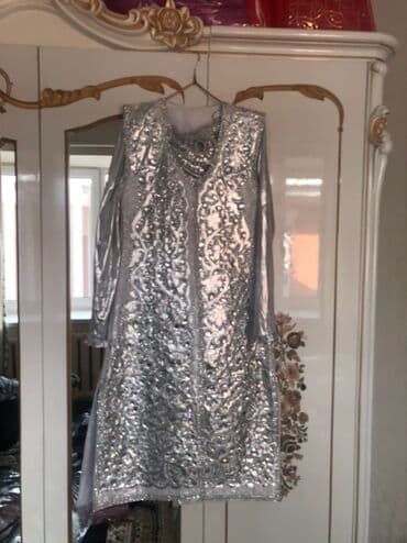 узбекские платья со штанами: Платье со штанами и чапан все в камнях — 1