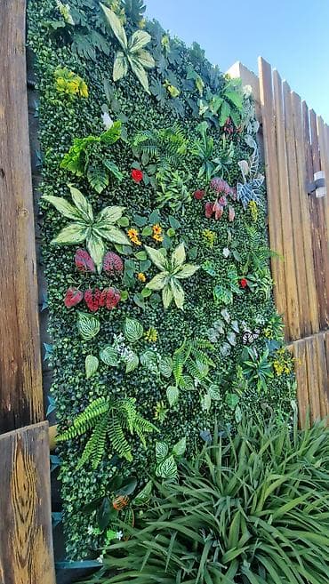 три д панели: Искуственная вертикальная зеленая стена (панели) размер 40×60 см — 3