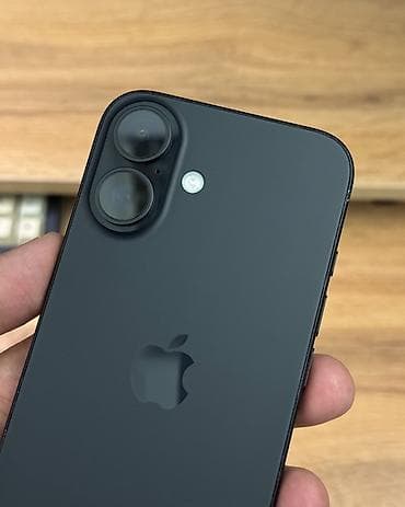 муляж айфона: IPhone 16, 128 ГБ, Черный, 93 % — 3