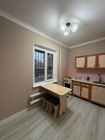 flat osh: 1 комната, 34 м², 105 серия, 1 этаж, Евроремонт — 3