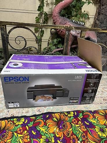 epson краска для принтера: Фото-принтер Epson L805 - Тип: шестицветный струйный фотопринтер с — 1