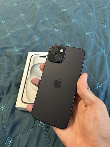 true: IPhone 15, Б/у, 128 ГБ, Черный, 74 % — 2