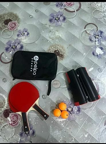 Спорт жана эс алуу: Набор для настольного тенниса Состав: - 2 ракетки - 3 мяча - — 1