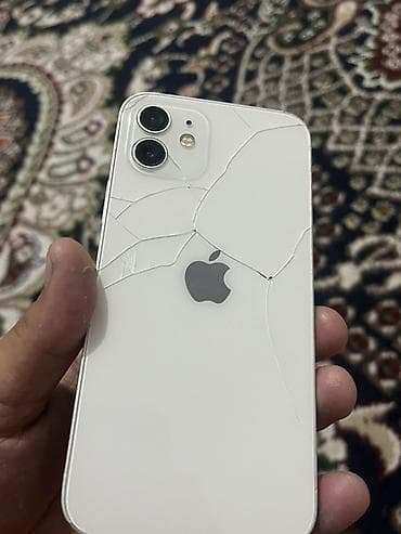 Уюлдук телефондор жана аксессуарлар: IPhone 12, 64 ГБ, Ак, Коргоочу айнек, Бөлүп төлөө менен, 73 % — 1
