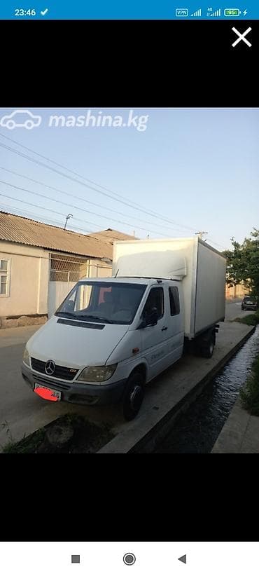 повыше: Легкий грузовик, Mercedes-Benz, Дубль, 3 т, Б/у — 2