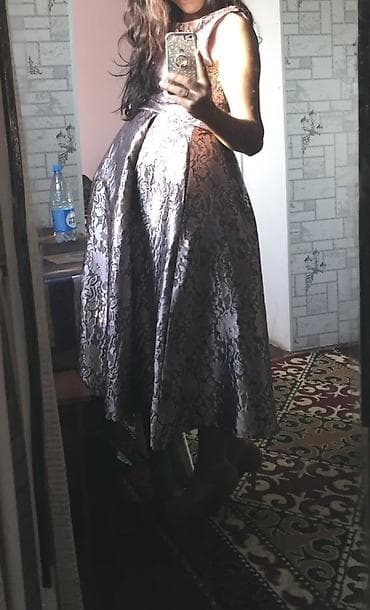 стильные вечерние платья: Вечернее платье, Пышное, Длинная модель, Без рукавов, XS, S, M — 1