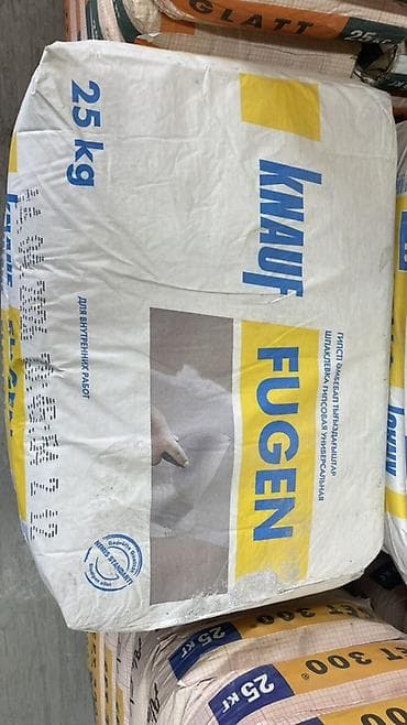 KNAUF FUGEN, 25 кг — универсальная гипсовая шпаклёвка для внутренних — 2