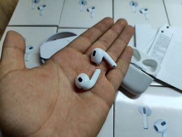 куплю левый наушник airpods: Вкладыши, Apple, Новый, Беспроводные (Bluetooth), Классические — 3
