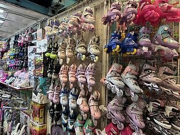воллейбольные кроссовки: Детские кроссовки с выдвижными колесами (ролики-туфли) - 2 режима — 2