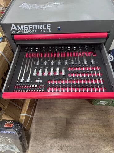 купить набор инструментов в бишкеке: 🔥Amgforce профессиональный Ящик инструментов с колесами Высшего — 4