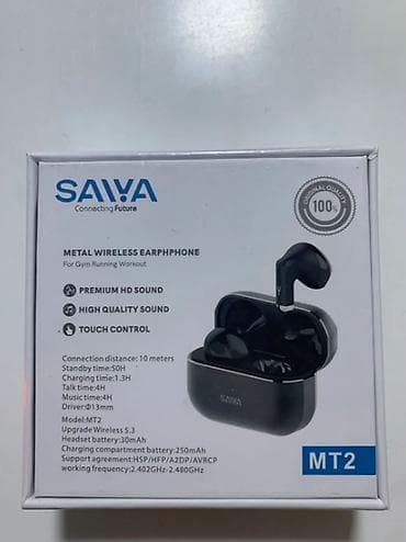 смарт часы m26 plus: Беспроводные наушники SAIVA MT2 Metal - Форм‑фактор: TWS с зарядным — 2