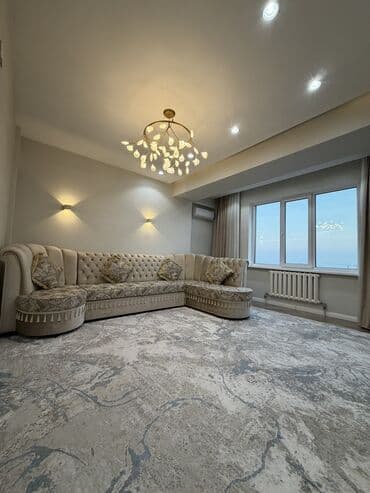 сдаю квартиру в районе джал: 3 комнаты, 95 м², Элитка, 13 этаж, Дизайнерский ремонт — 10