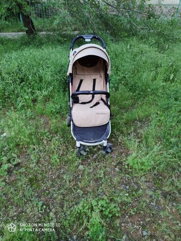 прогулочные коляски cam: Коляска, цвет - Коричневый, Б/у — 6