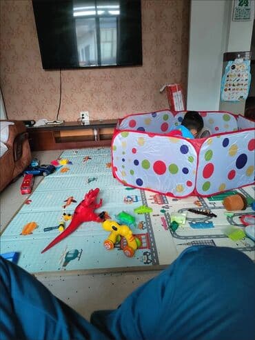 домик для детей из ткани: 🎉 Детский сухой бассейн Яркий и весёлый бассейн для игр с — 9