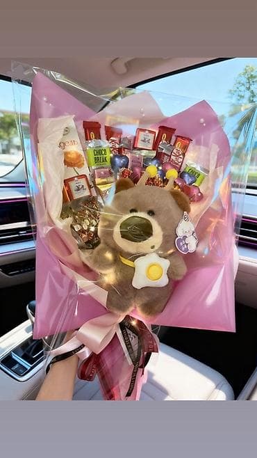 букет цветов и шоколад: Колье серебро +шоколадный букет Всего 3099с Состав: колье из серебра — 7