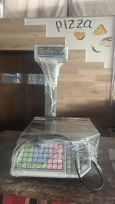 Торговые электронные весы с чекопечатью и стойкой-индикатором - — 1