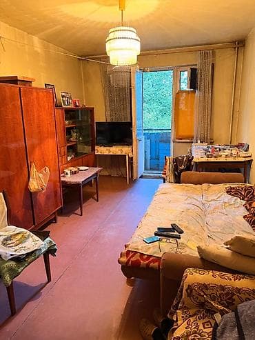 Батирлер: 3 бөлмө, 58 м², 4-мкр 104-серия, 2 кабат, Ремонт талап кылынат — 6