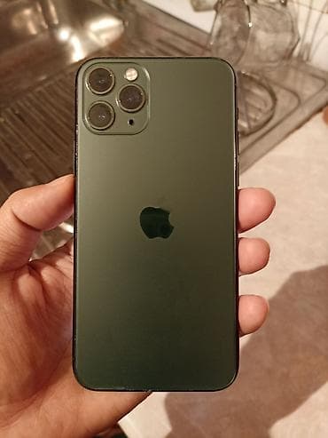 apple iphone x: IPhone 11 Pro, Б/у, 64 ГБ, Зеленый, 80 % — 1