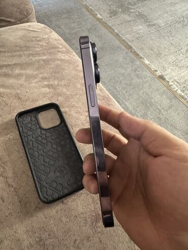 Аудиотехника: IPhone 14 Pro Max, Новый, 256 ГБ, Deep Purple, Защитное стекло, Чехол, Кабель, 86 % — 6