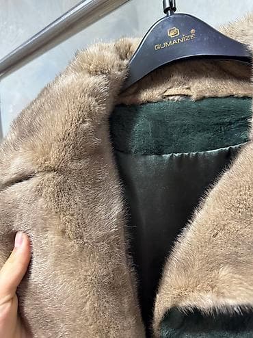 алпак жилет: Шуба, Альпака, Длинная модель, Турция, XL — 3