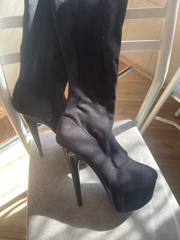 сапоги из натурального меха и кожи: Шикарные сапоги Деми на каблуках, было куплено в США очень дорого в — 2