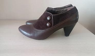 Продаются: 1.Новые туфли кожа+ замша, на узкую ногу размер: 38