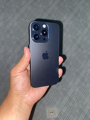 iph: IPhone 15 Pro, Б/у, 128 ГБ, Sierra Blue, Защитное стекло, Чехол, Коробка, 88 % — 3