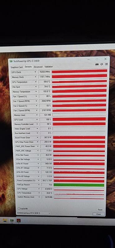 Системы охлаждения: Видеокарта, Б/у, Gigabyte, GeForce RTX, 8 ГБ, Для ПК — 9