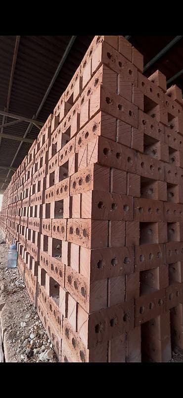 Промышленная химия: Пустотелый, дырчатый, Жженый кирпич, Полублок, 250×120×90 — 3