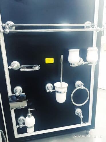 Ванный наборы. Полотенец держатель, мыльница,2йной стакан для зубных