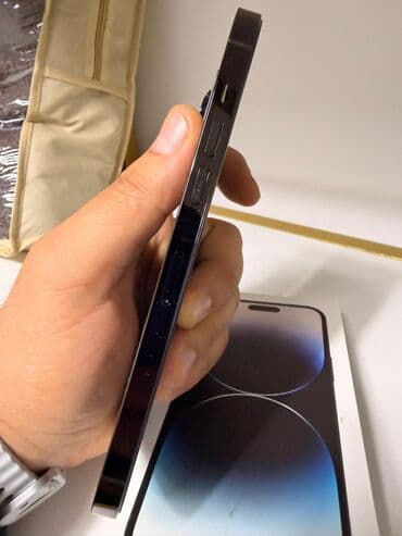 max: IPhone 14 Pro Max, Б/у, 512 ГБ, Черный, Защитное стекло, Кабель, Чехол, 87 % — 7