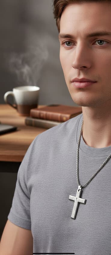 свадебные платья из китая в бишкек: Кулон, Без вставки, Унисекс, Новый, Форма: Крестик — 3