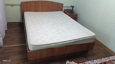 эки этаж крават: Эки кишилик керебет, Колдонулган, Матрасы бар, узуну - 200 см — 1
