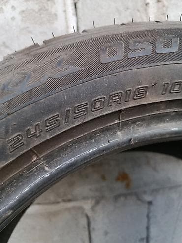 1: Шины 245 / 50 / R 18, Лето, Б/у, 1 шт, Легковые, Япония, DUNLOP — 2