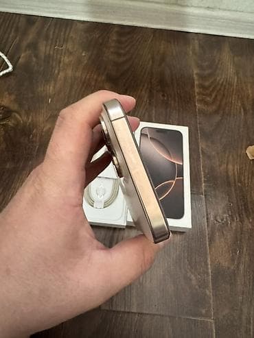 apple iphone 5s 16: IPhone 16 Pro Max, Б/у, 256 ГБ, Золотой, Коробка, 94 % — 6