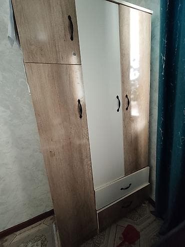 купить бу шкаф для одежды: Шифоньер, шкаф для одежды, Прямой, ЛДСП — 4