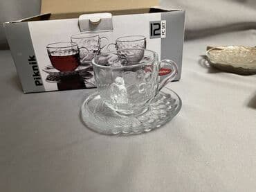 стекло на стол: Набор для чая Pasabahce Piknik. Бренд: Pasabahce, крупный — 4