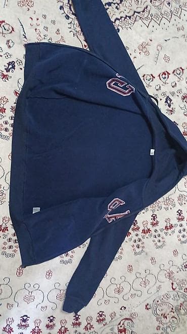 bazar kg: Мужская толстовка, L, Gap, Новый, цвет - Синий, Самовывоз, Платная доставка — 2