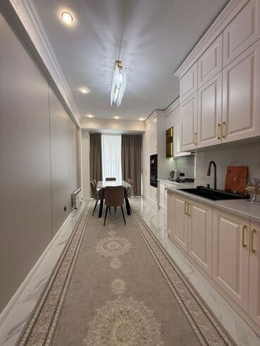 ак жол раздольный: 2 комнаты, 80 м², Элитка, 4 этаж, Евроремонт — 6