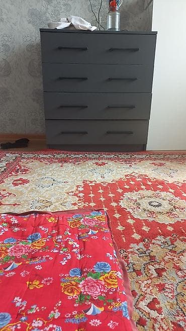 Комоды: Комод для одежды, Без зеркала, ЛДСП, цвет - Серый — 2