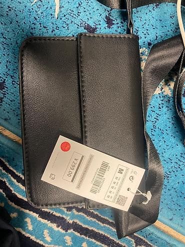 Сумка через плечо ZARA, модель Mini Crossbody - Цвет: черный, матовая