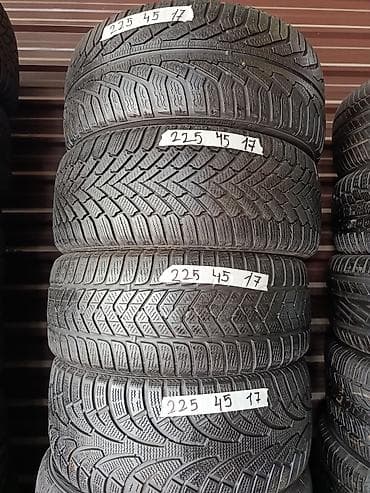 Шины 225/45 R17 - Тип: зимние (изображение протектора с lamелями и