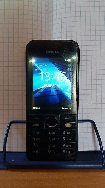 nokia 620: Nokia 225, Б/у, < 2 ГБ, цвет - Черный, 2 SIM — 1