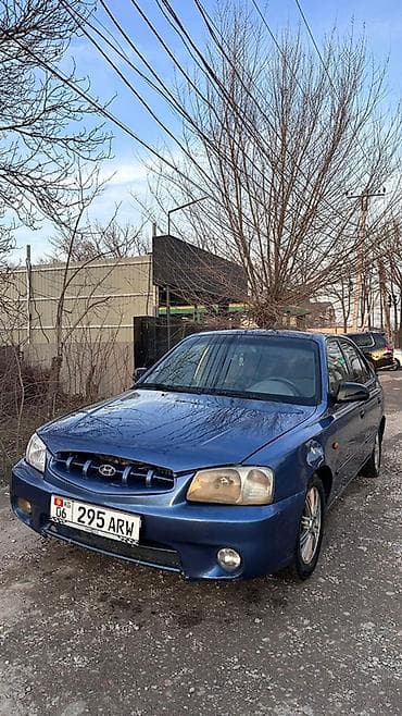 hyundai accent автомобиль: Hyundai Accent: 2000 г., 1.3 л, Ручные, Бензин, Седан — 1