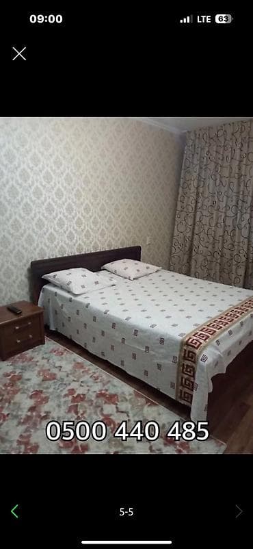 квартиры посуточно бишкек центр: 1 комната, Постельное белье, Кондиционер, Парковка — 5